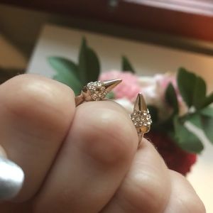 Kinsley Armelle Jewelry - 2-Kinsley Armelle Silver& Gold bling Arrow Ring Kinsley Armelle Jewelry - 2-Kinsley Armelle Silver& Gold bling Arrow Ring